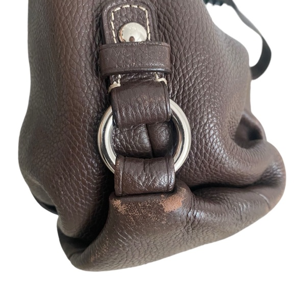 Coach 100% Leather Duffle Cross Body Bag - Picture 8 of 11